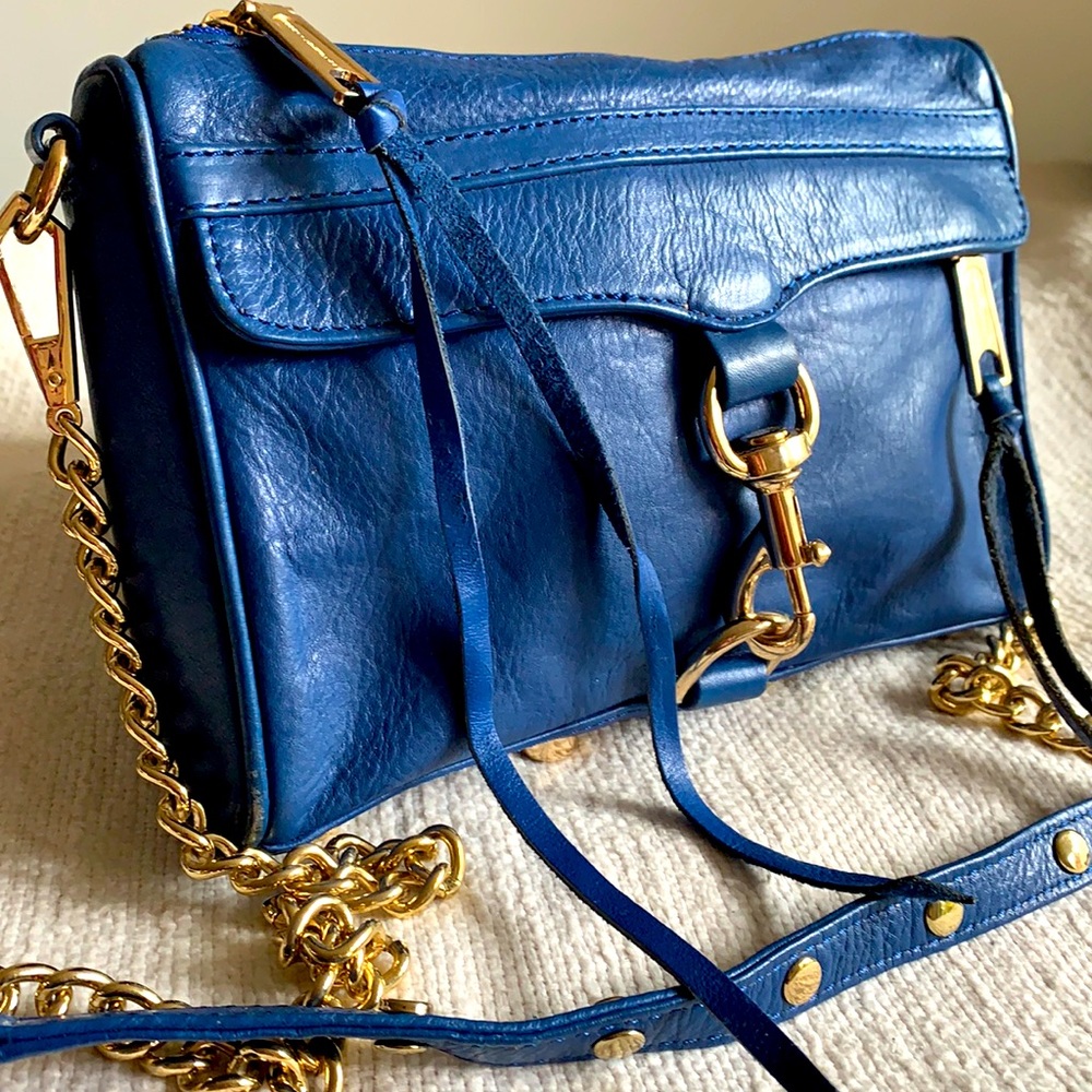 Rebecca Minkoff royal blue mini M.A.C crossbody